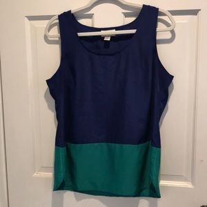 Sleeveless, flowy blouse